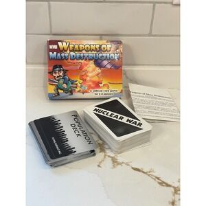 Nuclear War Weapons of Mass‎ Destruction Card Game Flying Buffalo Vintage 2004